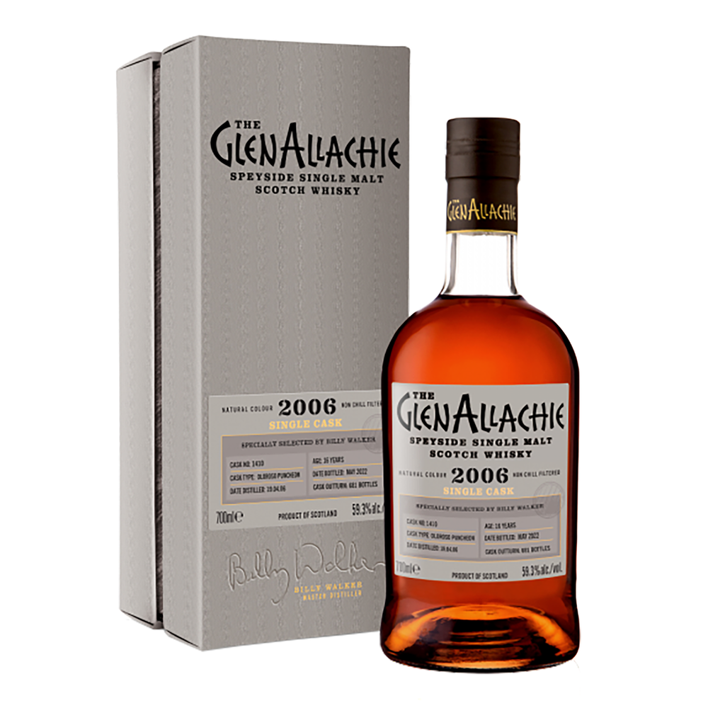 GlenAllachie Single Cask 2006 Olorosso Puncheon 16 Year Old Single Malt Scotch Whisky 700ml - Kent Street Cellars