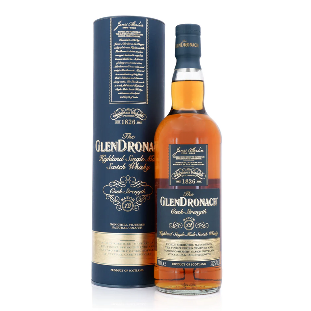 The Glendronach Cask Strength Batch 12 Single Malt Scotch Whisky 700ml - Kent Street Cellars