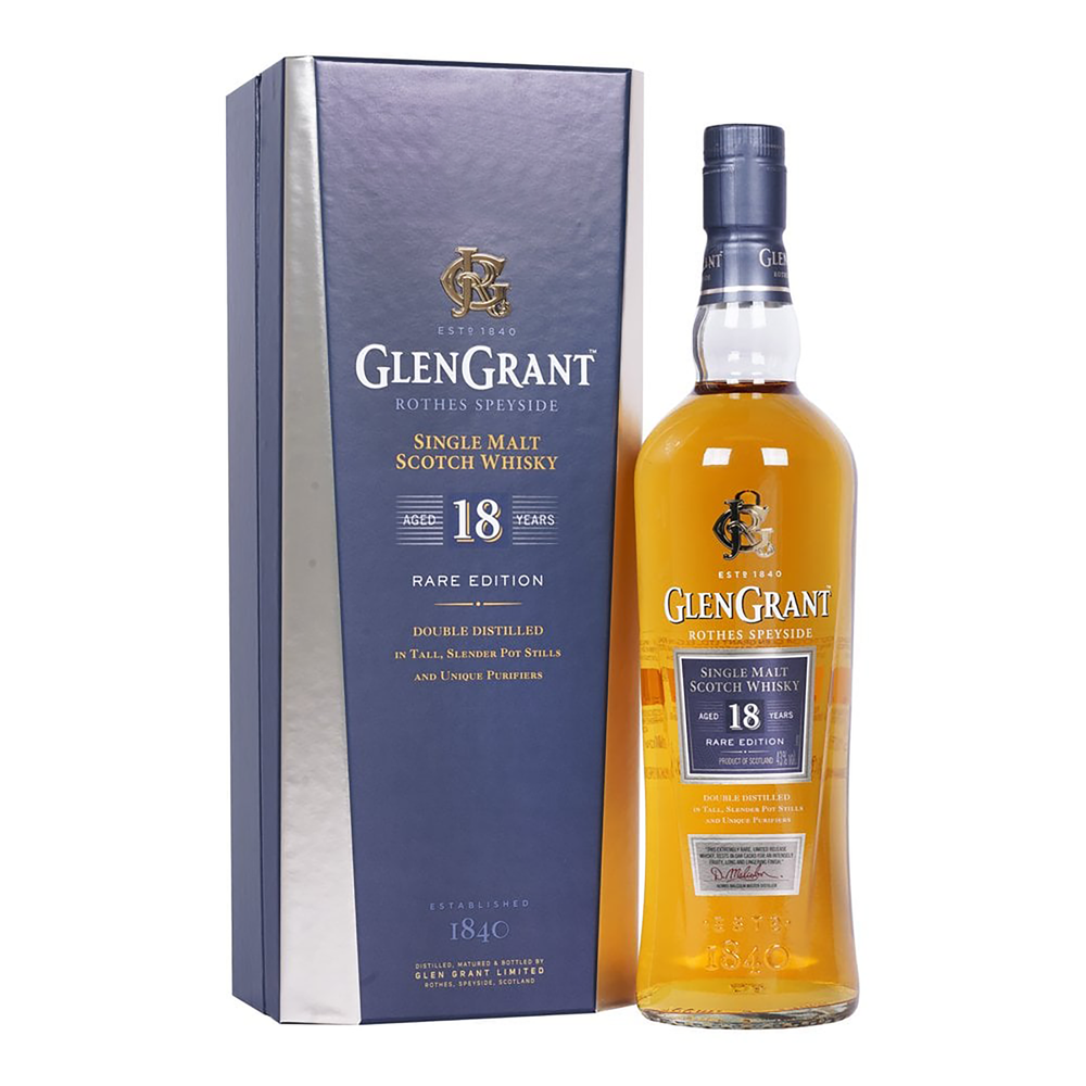 Glen Grant 18 Year Old Single Malt Scotch Whisky 1L (Rare Edition)