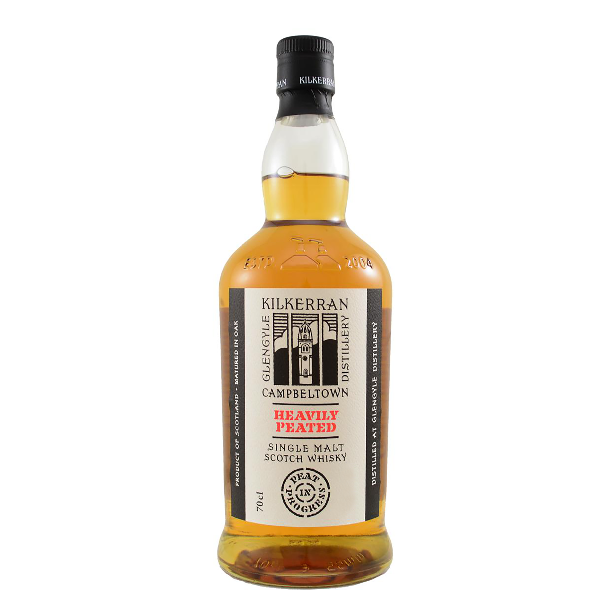 Glengyle Distillery Kilkerran Heavily Peated Cask Strength Single Malt Scotch Whisky 700ml (Batch 9)