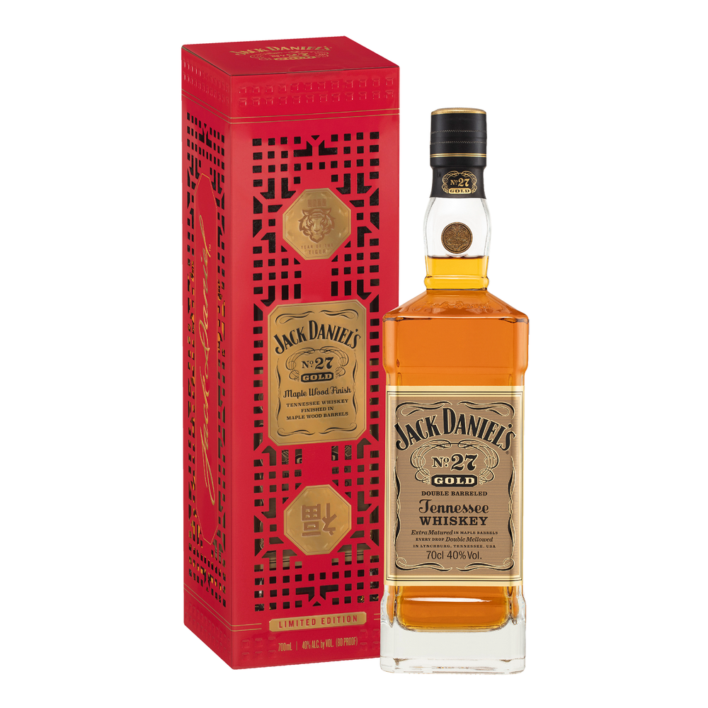 Jack Daniel's No. 27 Gold Chinese New Year of the Tiger Tennessee Whiskey 700ml (2022 Release)