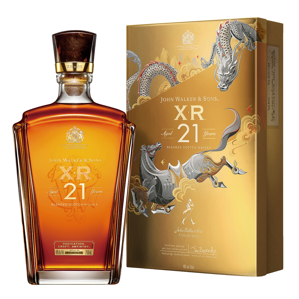 John Walker & Sons XR 21 Year Old Lunar New Year Limited Edition Year of the Tiger Blended Scotch Whisky 750ml