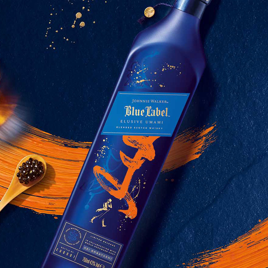 Johnnie Walker Blue Label Elusive Umami Limited Edition Blended Scotch Whisky 750ml