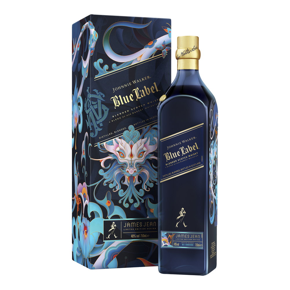 Johnnie Walker Blue Label Chinese New Year Limited Edition Year of the Wood Dragon Blended Scotch Whisky 700ml - Kent Street Cellars