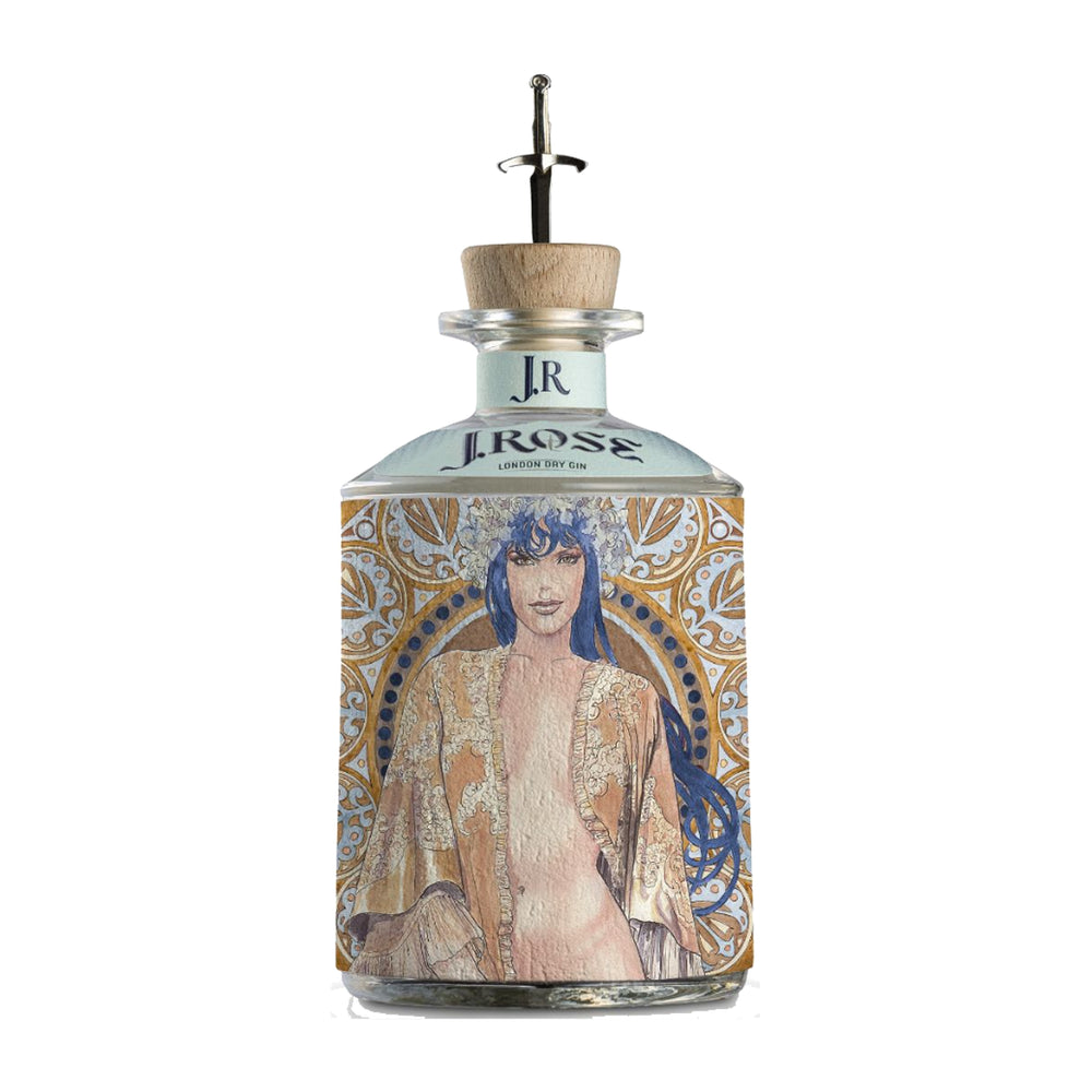 J Rose London Dry Gin, Woman with Blue Hair 700ml - Kent Street Cellars