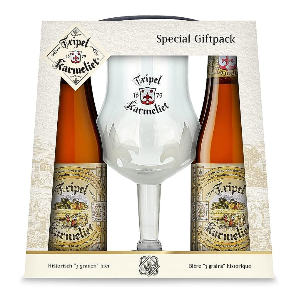 Brouwerij Bosteels Tripel Karmeliet 4 Pack with Glass - Kent Street Cellars