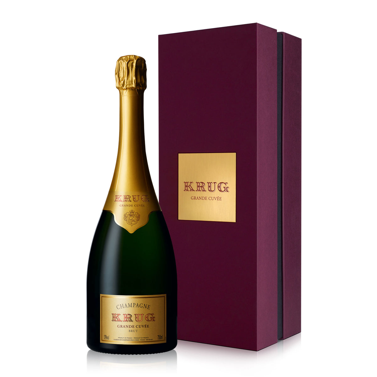 【新品未開封】KRUG GRANDE CUVEE BRUT 750ml 箱付き Krug Grande Cuvee Brut (169th Edition) with Gift Box | Wine.com