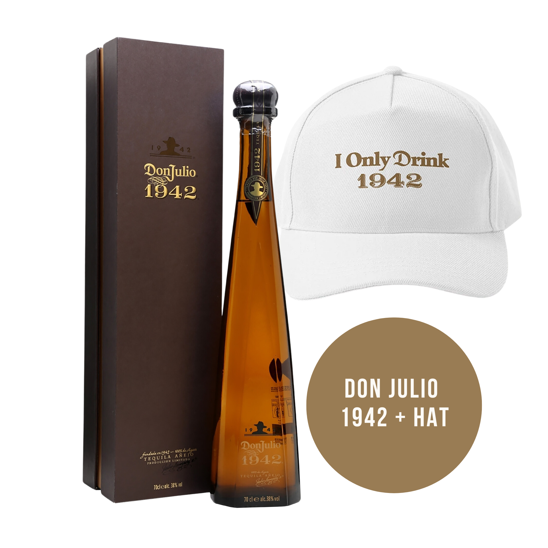 Don Julio 1942 Añejo Tequila 750ml + 1942 Baseball Cap