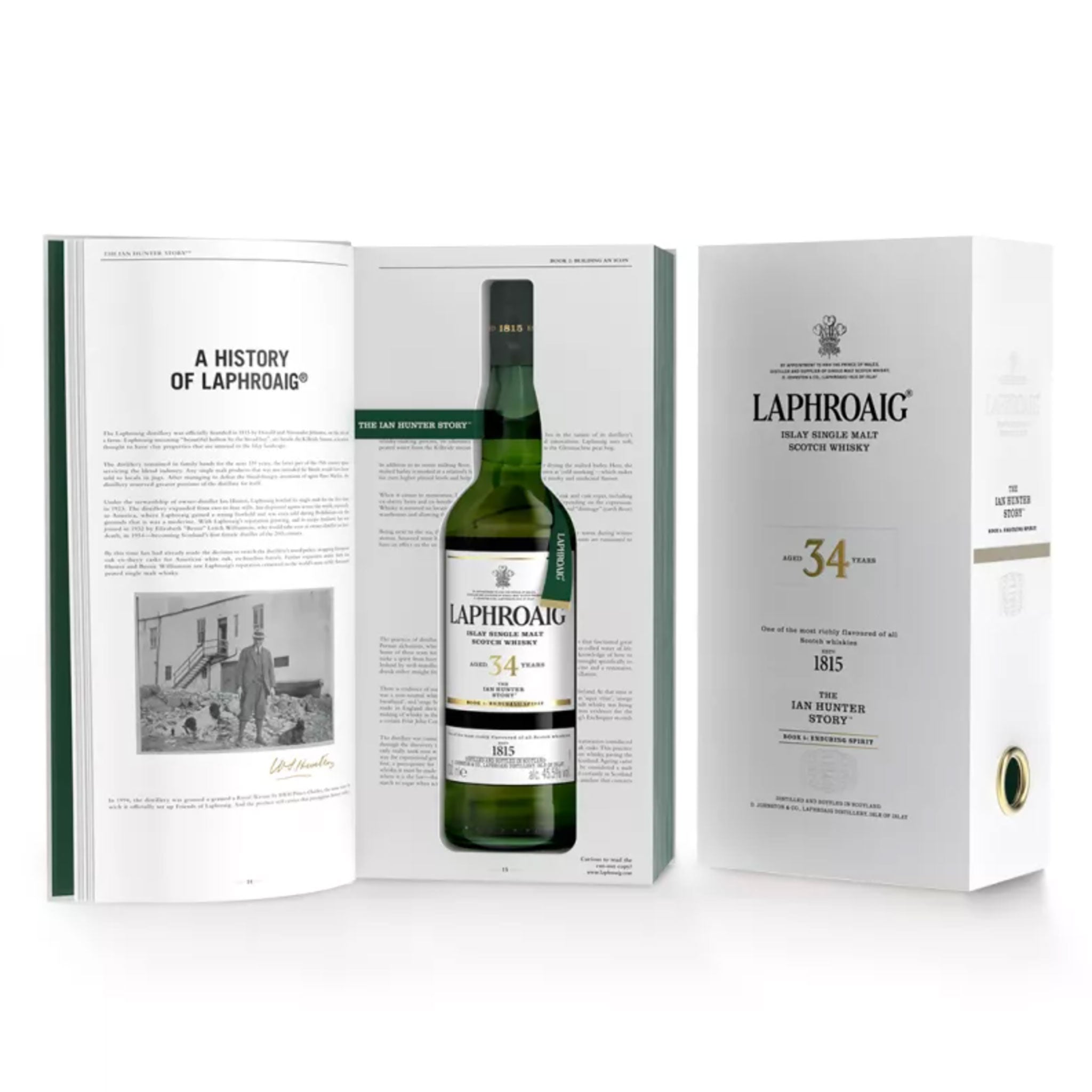 Laphroaig 34 Year Old The Ian Hunter Story Book #5 Single Malt Scotch Whisky 700ml