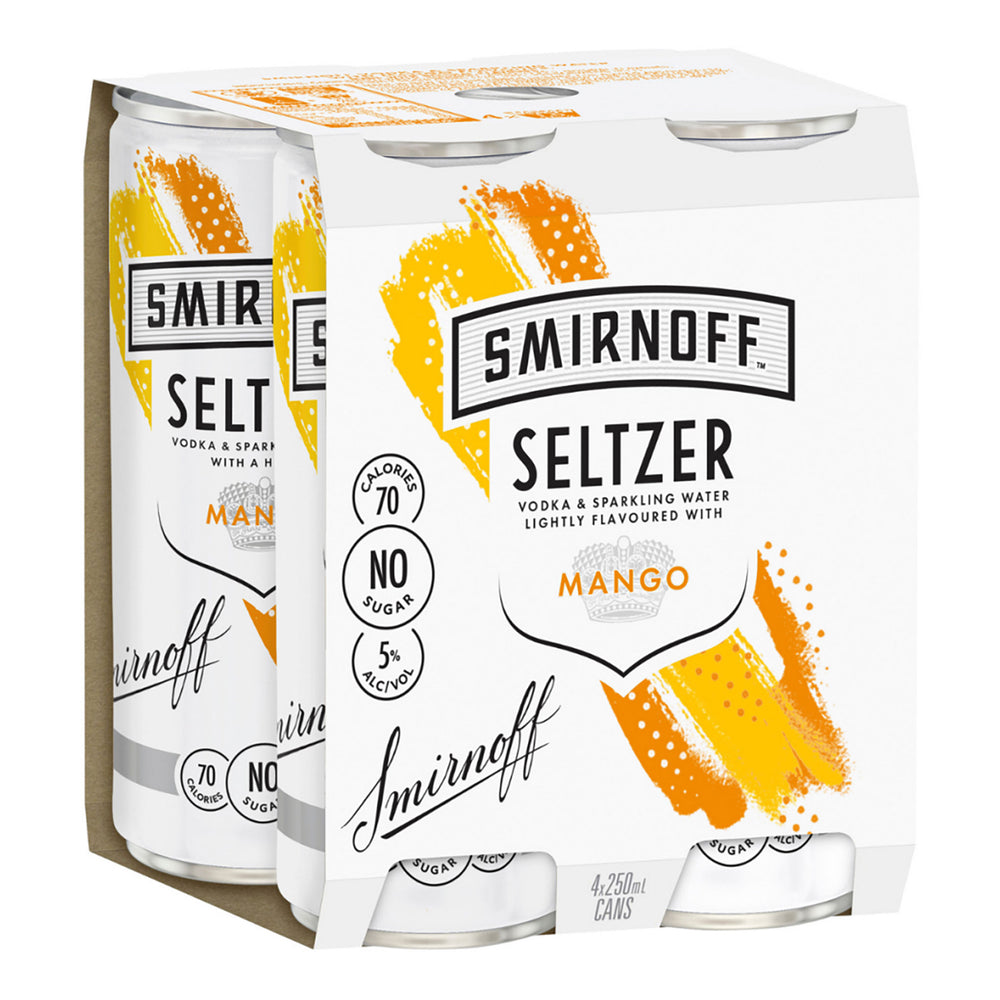 Smirnoff Seltzer Mango (Case) - Kent Street Cellars