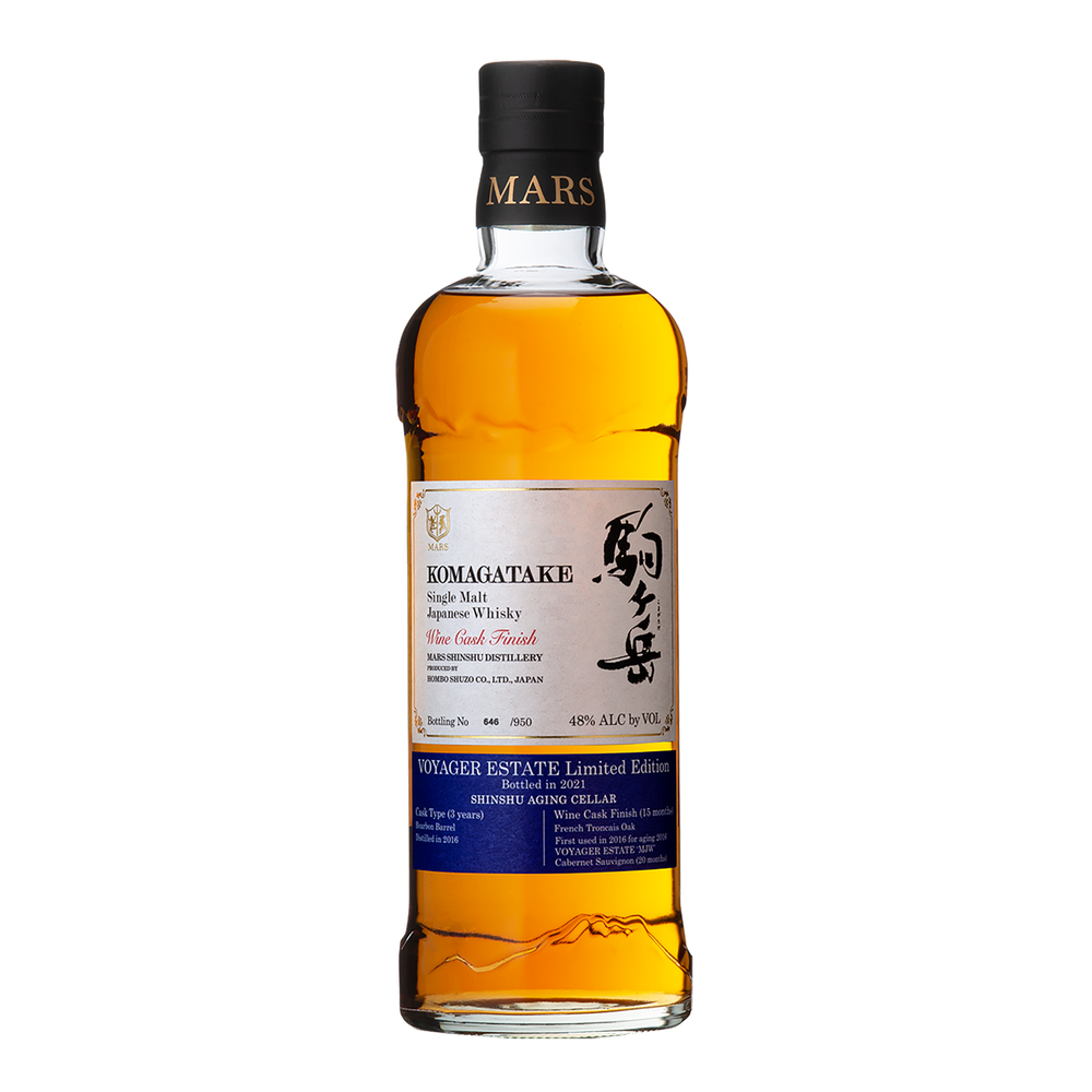 Mars Distillery Komagatake Voyager Estate Wine Cask Finish Single Malt Japanese Whisky 700ml (2021 Release)