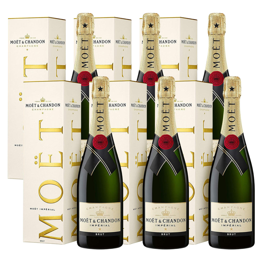 Moet & Chandon Impérial Brut NV, Gift Boxed (6 Bottles)