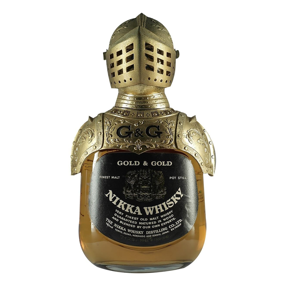 Nikka Gold & Gold Golden Knight Ornament Blended Japanese Whisky 750ml - Kent Street Cellars