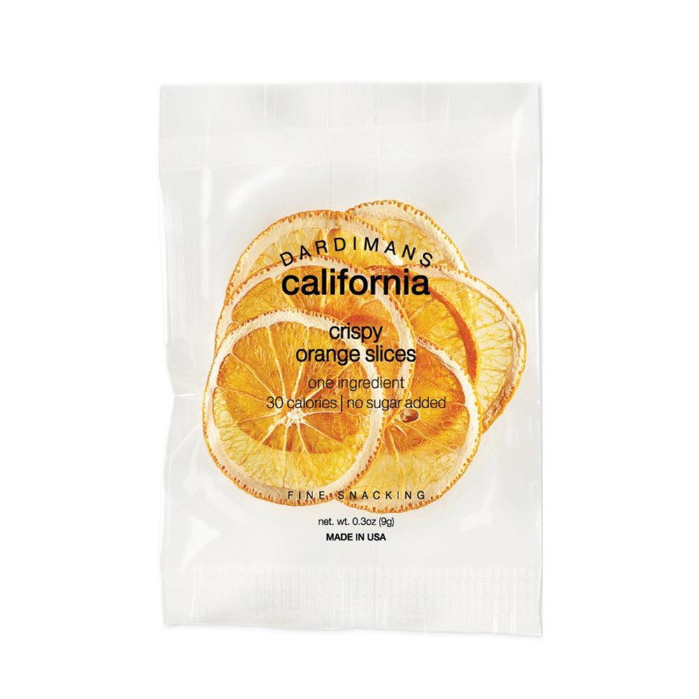 Dardimans California Dried Orange Slices, Snack Pack