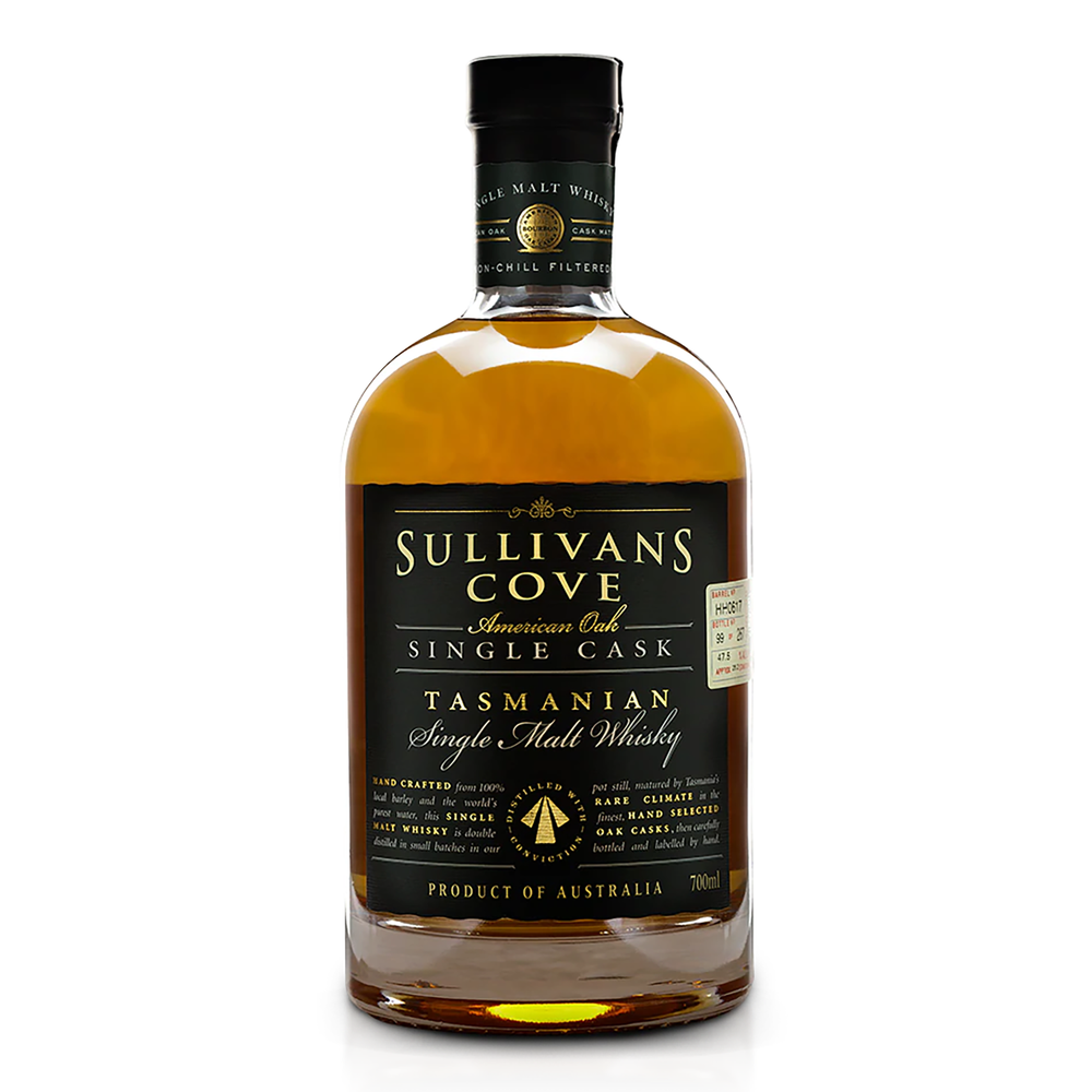 Sullivans Cove American Oak Ex-Bourbon Single Cask Single Malt Whisky 700ml (TD0261)