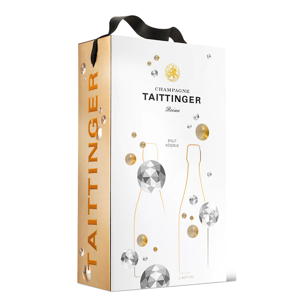 Taittinger Brut Réserve Champagne NV Twin Pack - Kent Street Cellars