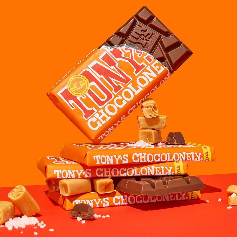Tony's Chocolonely Milk Chocolate Caramel Sea Salt 180g