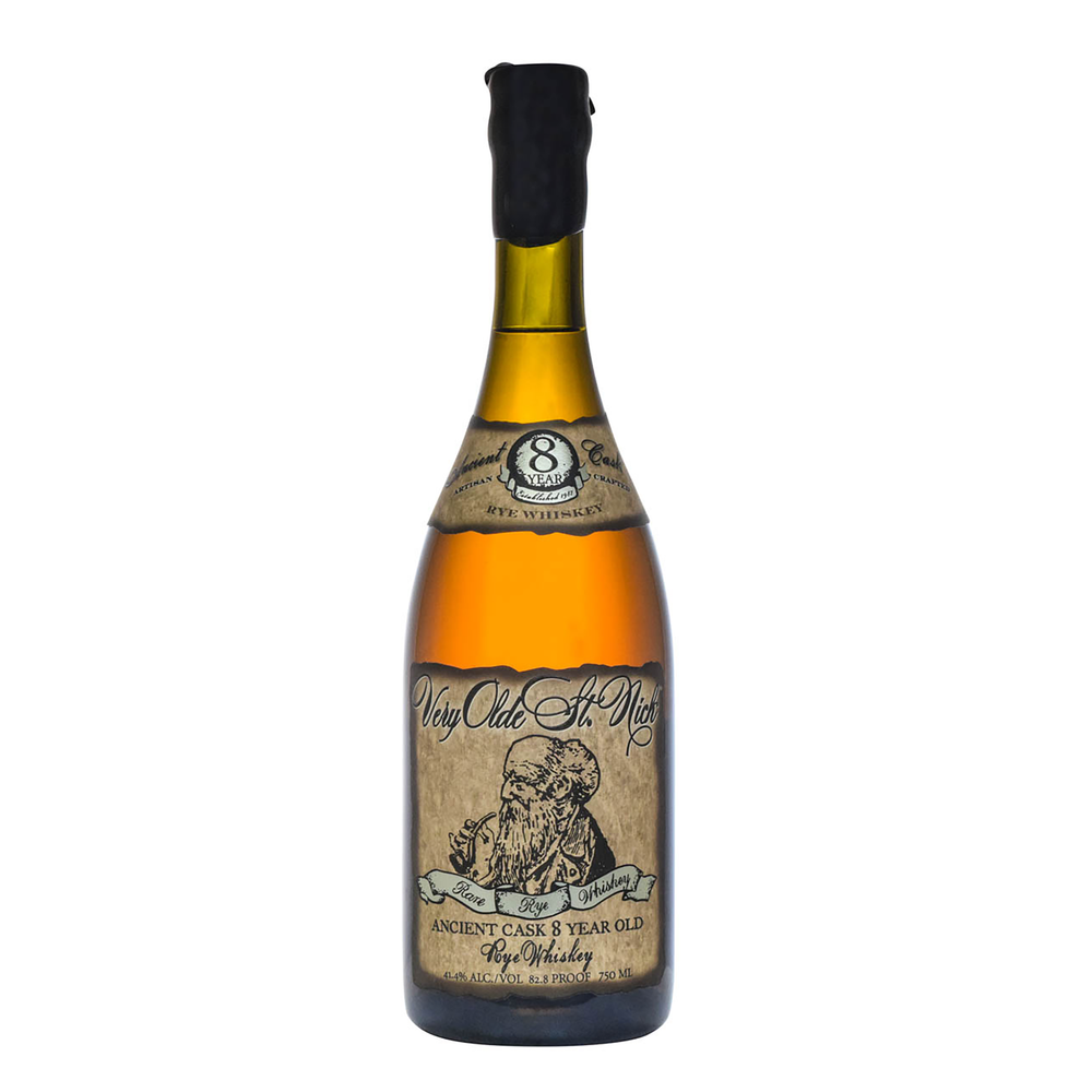 Very Olde St. Nick Ancient Cask 8 Year Old Rye Whiskey 750ml