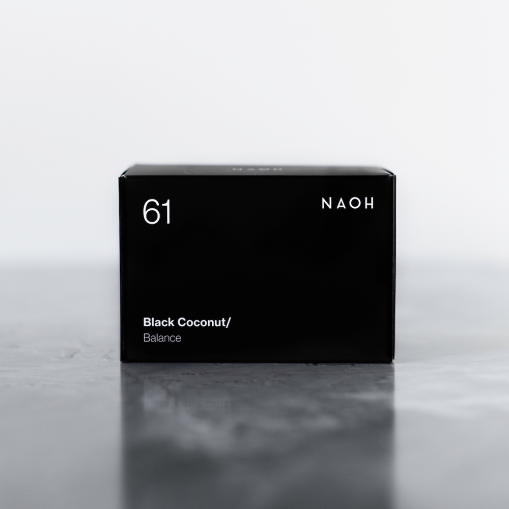 NAOH Bar Soap, Black Coconut