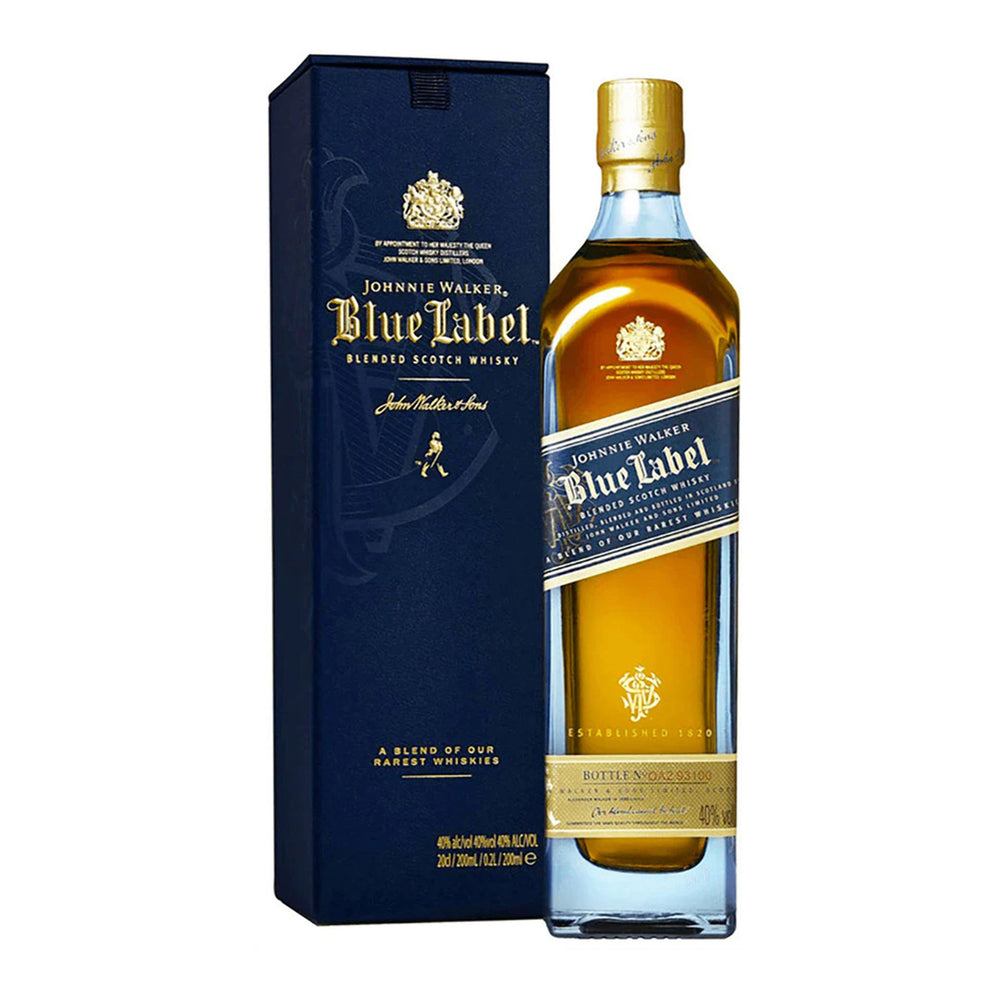 Johnnie Walker Blue Label Blended Scotch Whisky 200ml - Kent Street Cellars