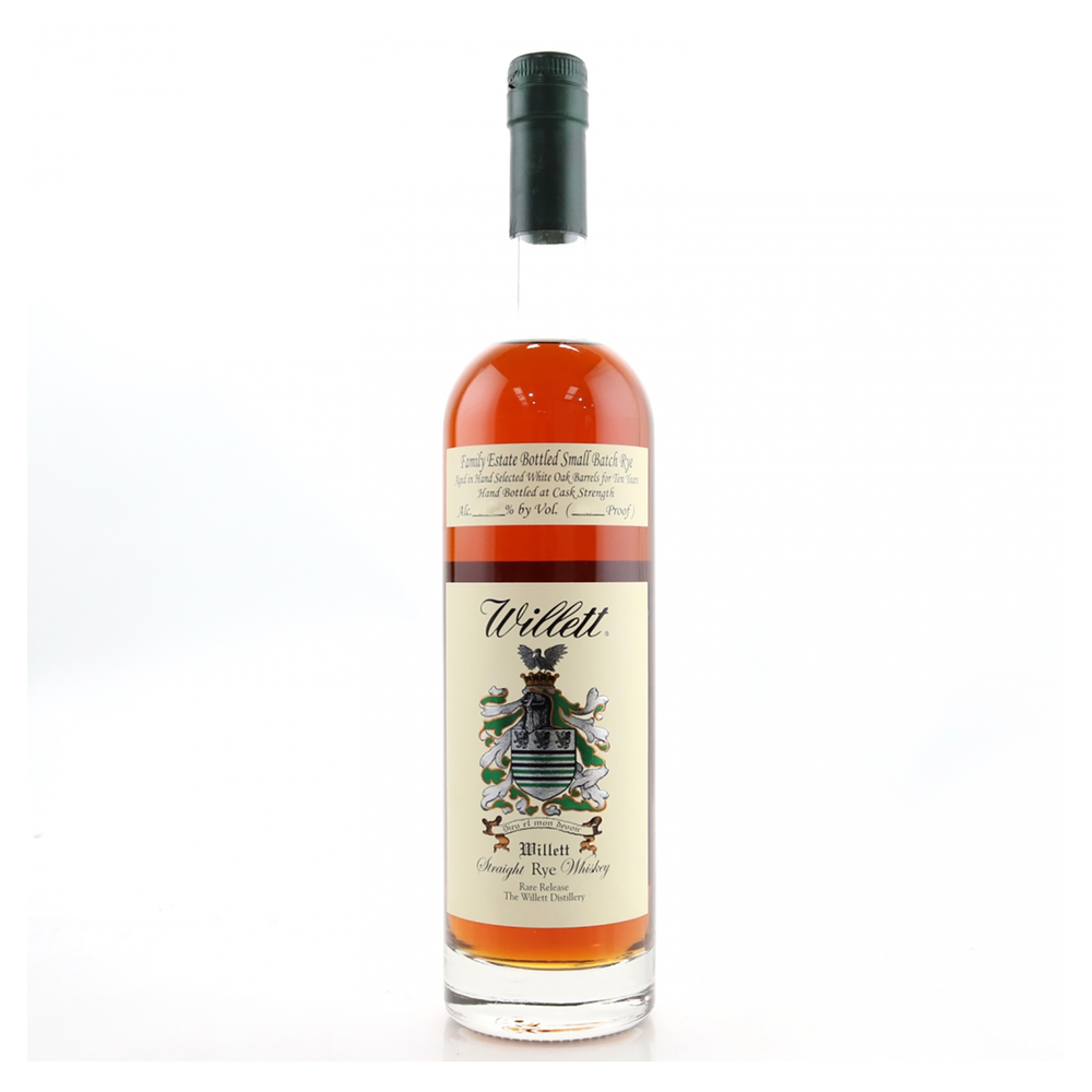 Willett Family Estate 10 Year Old Small Batch Rare Release Cask Strength Straight Rye Whiskey #2368 750ml - Kent Street Cellars