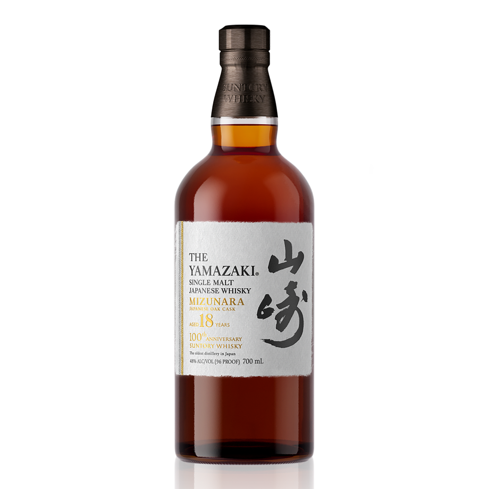 Yamazaki 18 Year Old Mizunara Single Malt Japanese Whisky 100th Anniversary Edition 700ml - Kent Street Cellars