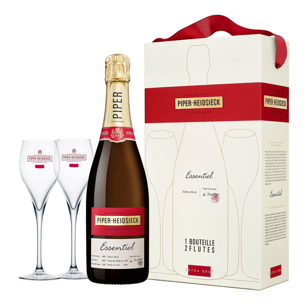 Piper- Heidsieck champagne Flutes, shops 8