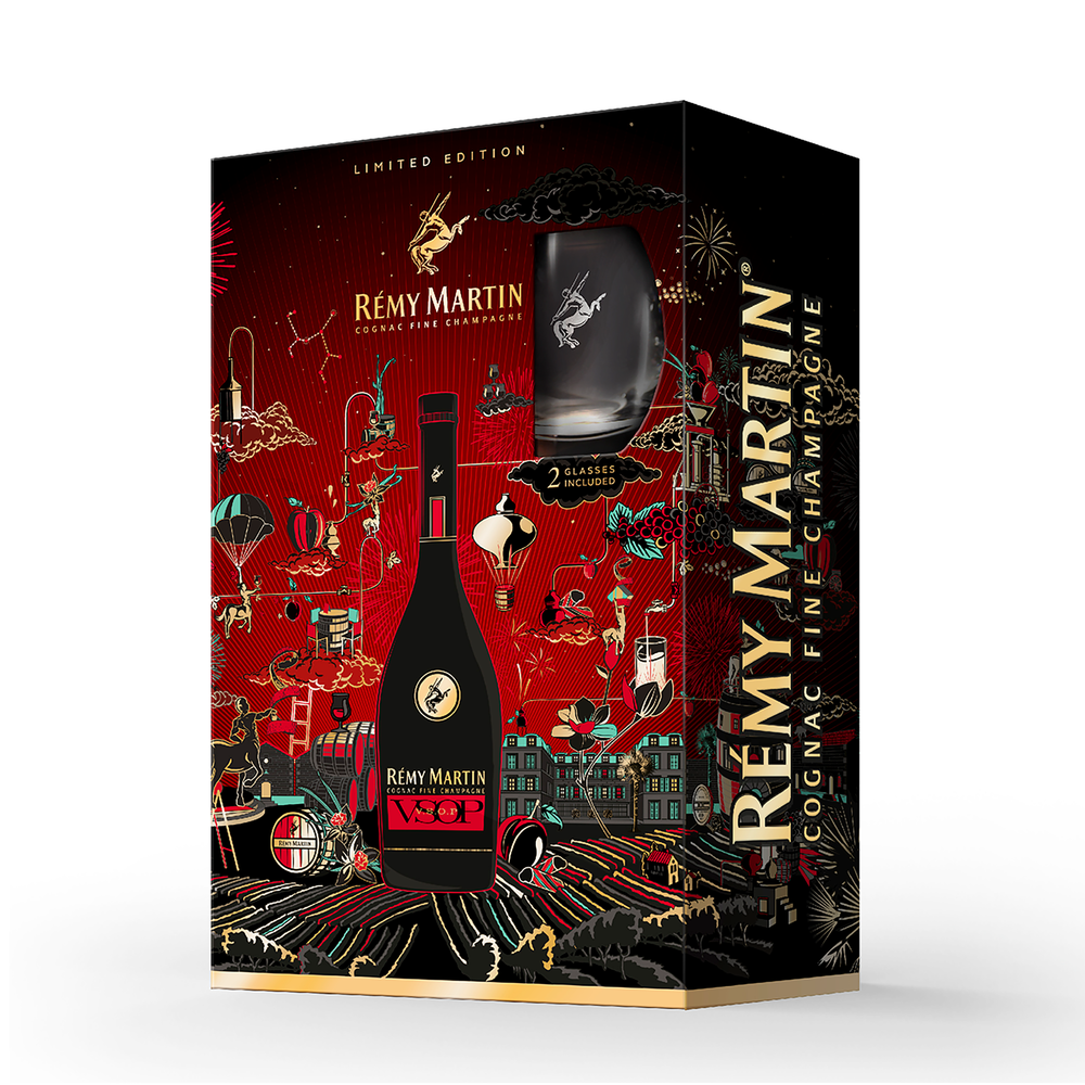 Rémy Martin VSOP 700ml + 2 Glasses Pack - Kent Street Cellars