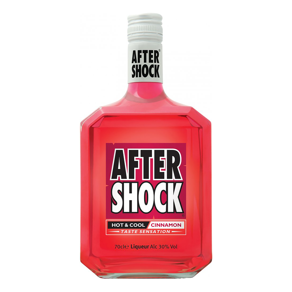 After Shock Hot & Cool Cinnamon Red Liqueur 700ml - Kent Street Cellars