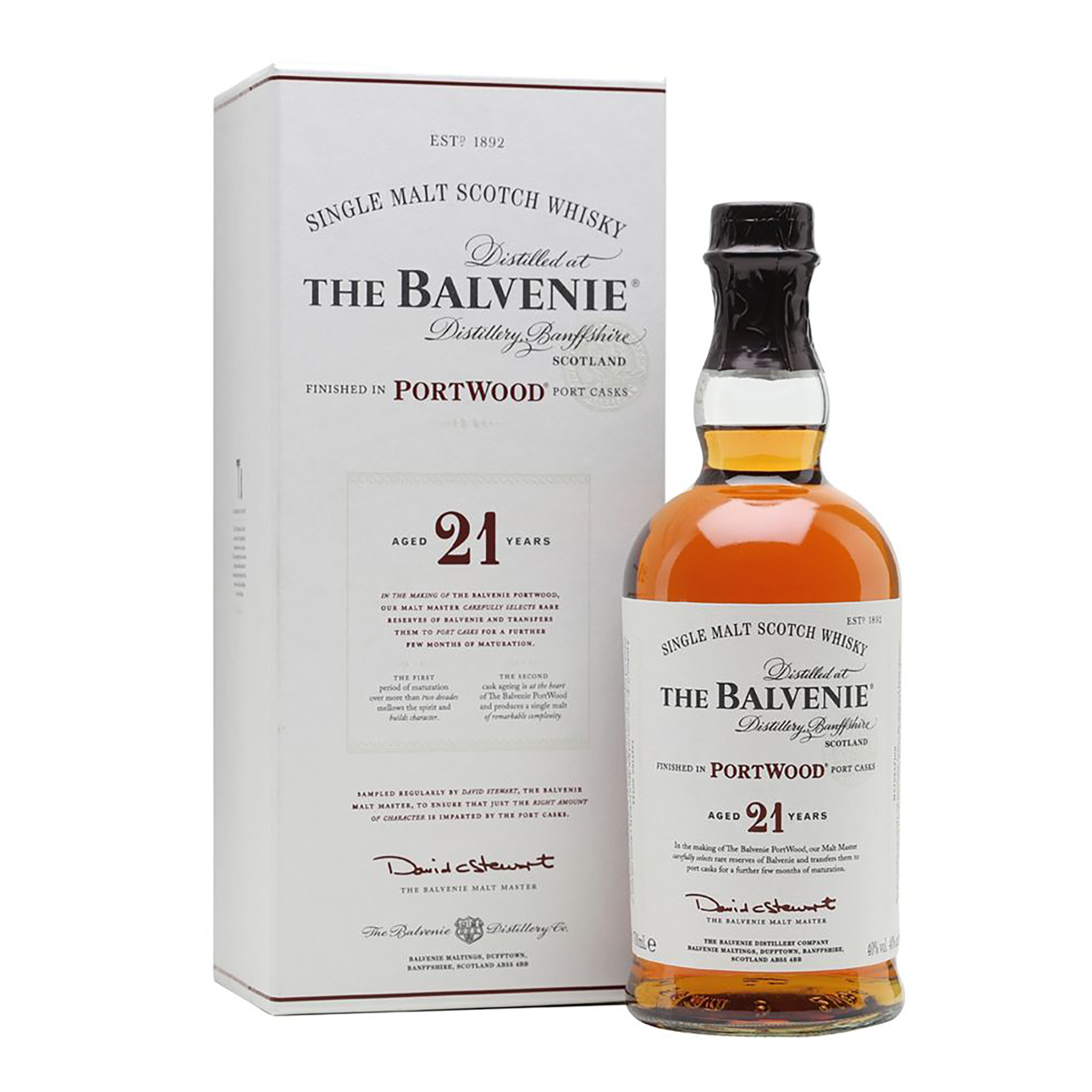 The Balvenie Port Wood 21 Year Old Single Malt Scotch Whisky 700ml