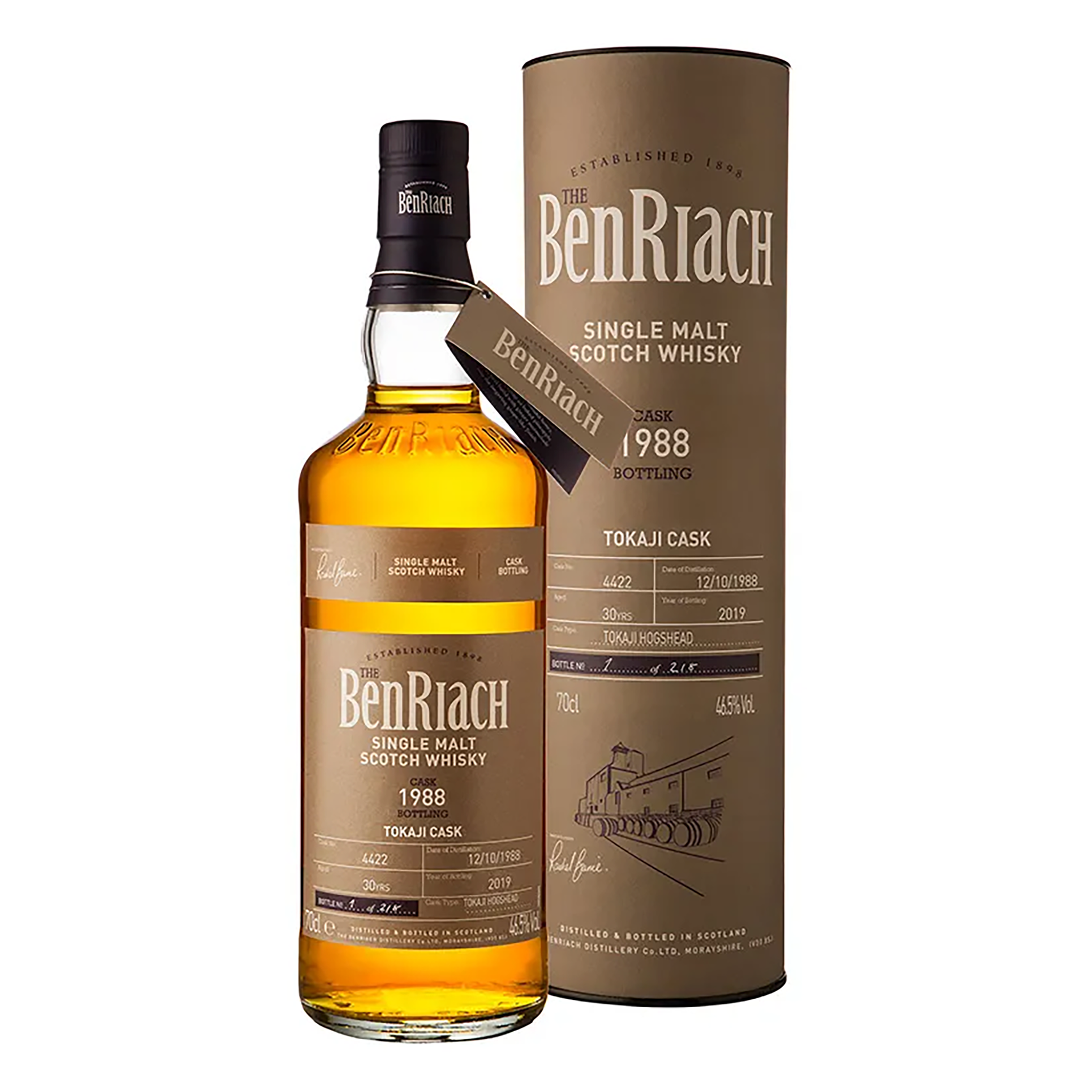 Benriach 1988 Single Cask #4422 | Kent Street Cellars