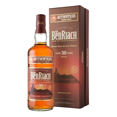 Benriach Authenticus Peated 30 Year Old Single Malt Scotch Whisky 700ml - Kent Street Cellars