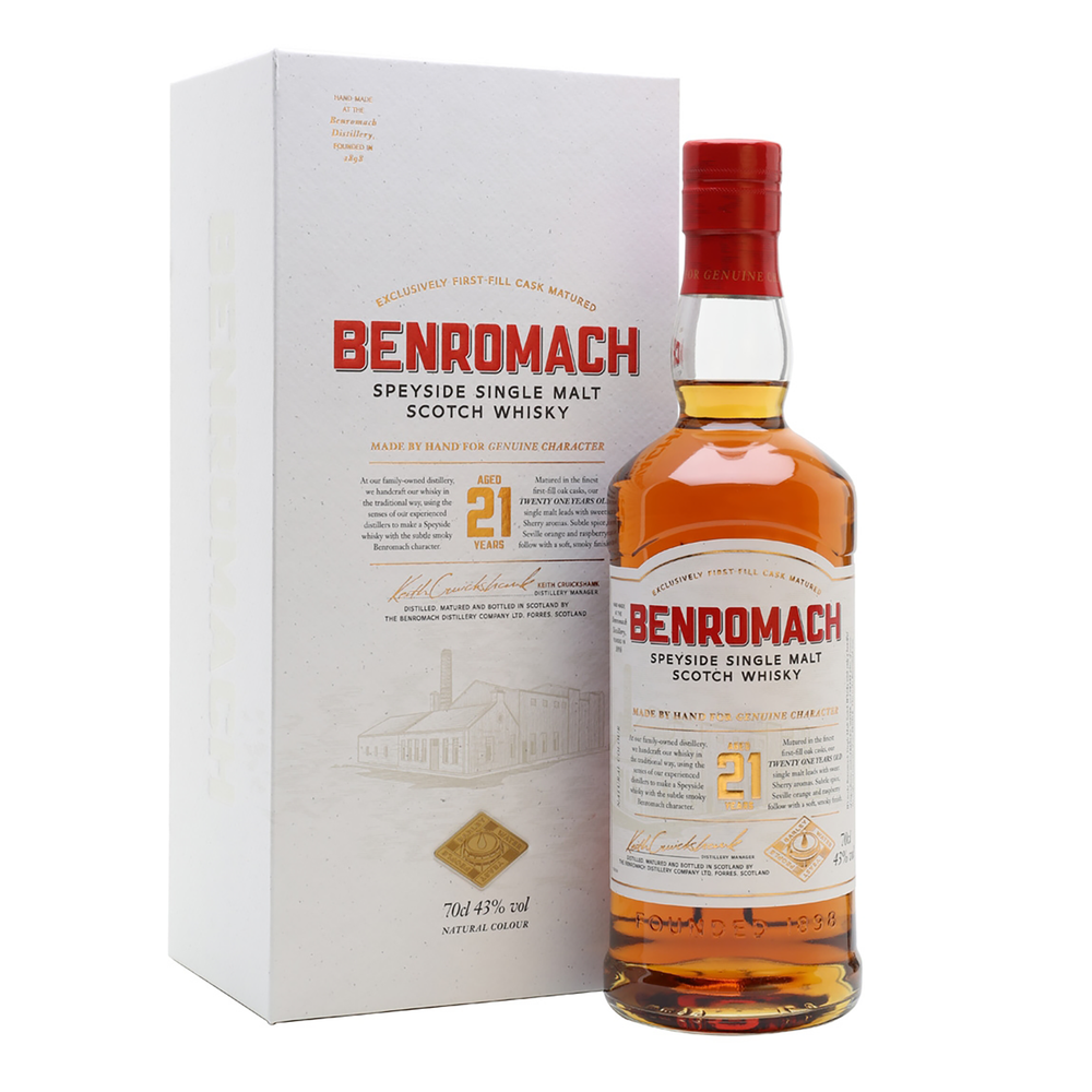 Benromach 21 Year Old Single Malt Scotch Whisky 700ml - Kent Street Cellars