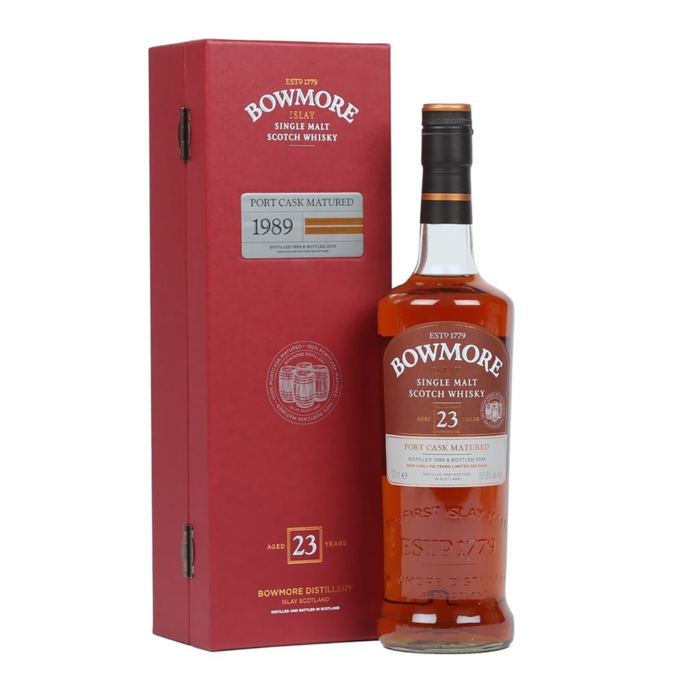 Bowmore 23 Year Old 1989 Port Cask Matured Single Malt Scotch Whisky 700ml - Kent Street Cellars