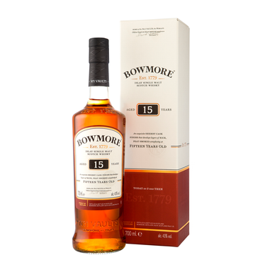 Bowmore 15 Year Old Single Malt Scotch Whisky 700ml - Kent Street Cellars