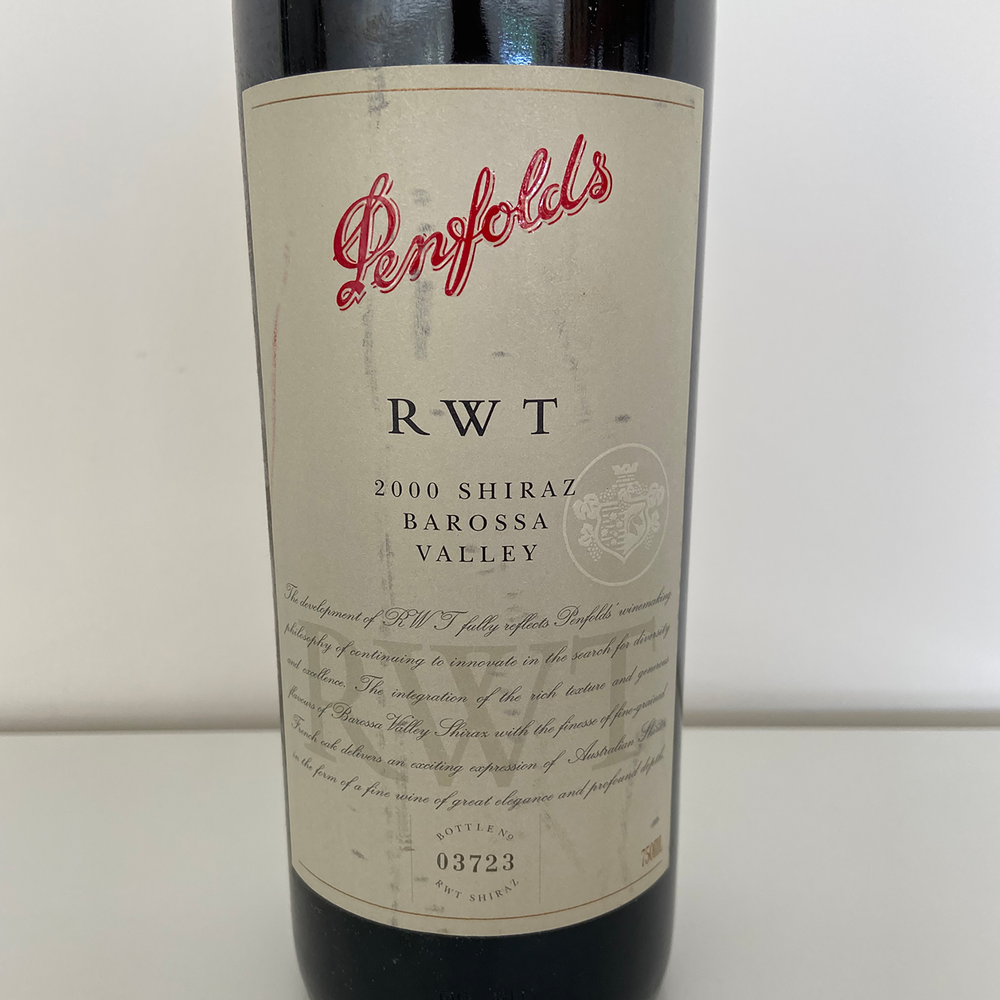 Penfolds RWT Shiraz 2000 - Kent Street Cellars