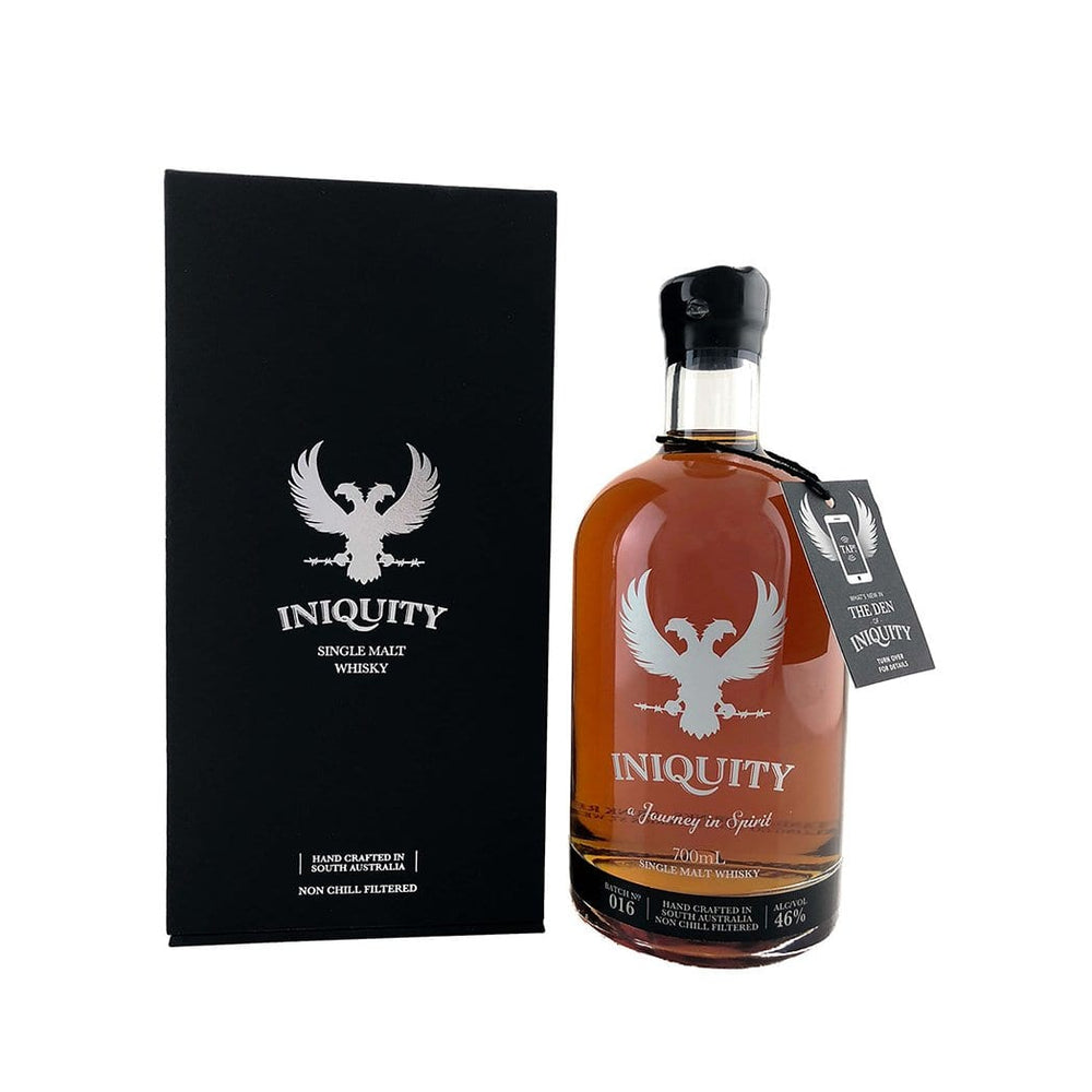 Iniquity Batch 16 Single Malt Whisky 700ml - Kent Street Cellars