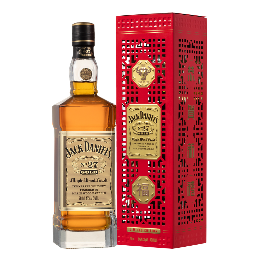 Jack Daniels No. 27 Gold Chinese New Year of the Ox Tennessee Whiskey 700ml (2021 Release) - Kent Street Cellars