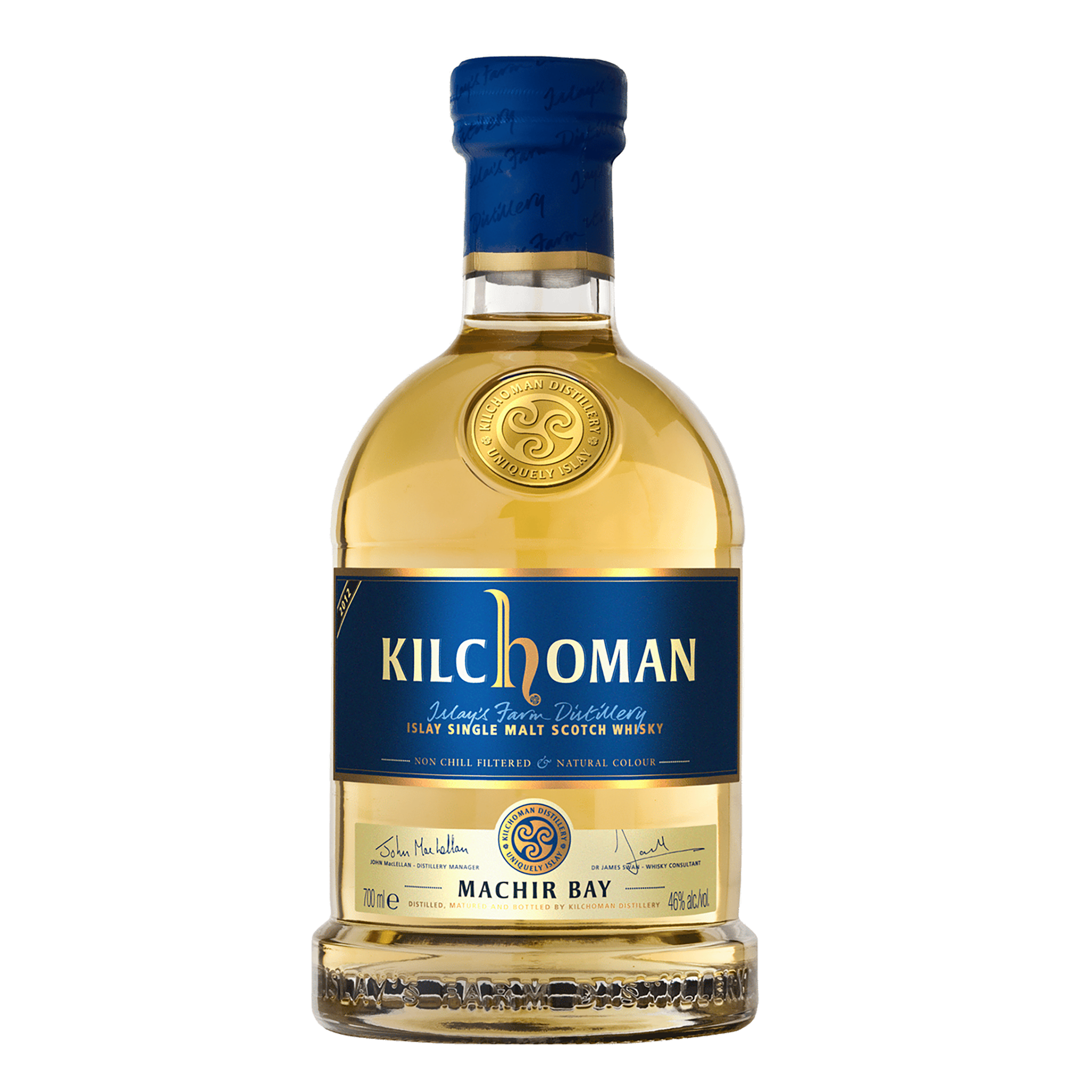 Kilchoman Machir Bay Single Malt Scotch Whisky 700ml + 2 Tumbler Set