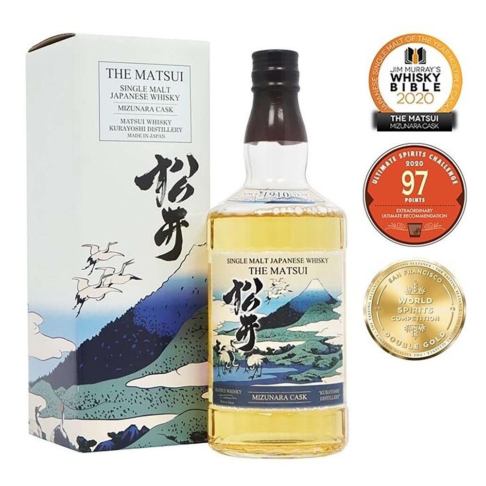 Kurayoshi Matsui Mizunara Cask Single Malt Japanese Whisky 700ml