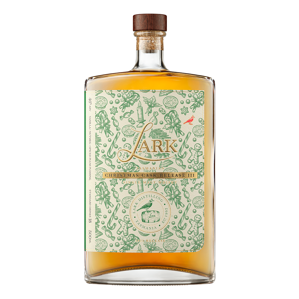 Lark Distillery 2021 Christmas Cask Release Single Malt Whisky 500ml - Kent Street Cellars