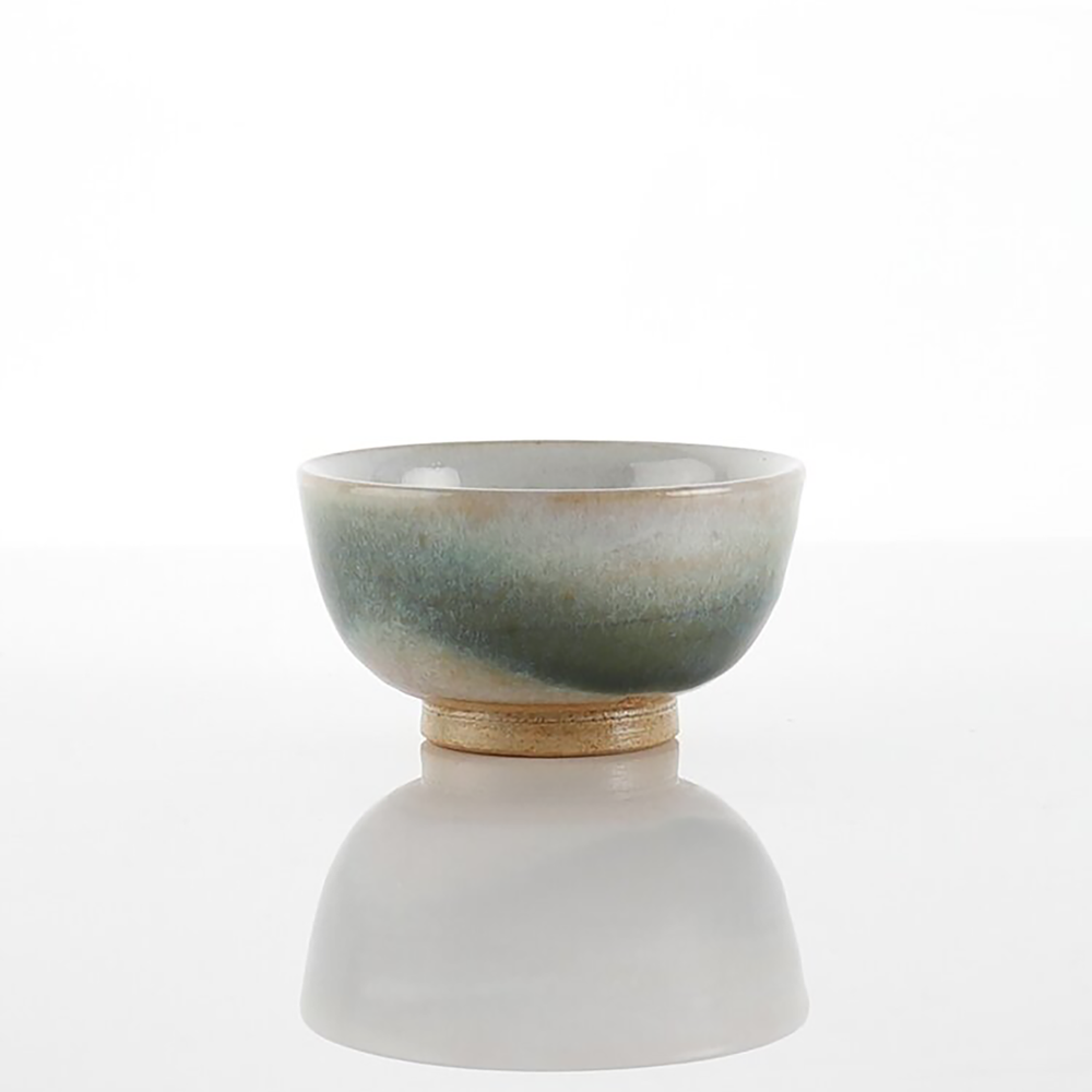Matsuda Mitsuhiro Ceramics - Guinomi (Sake Cup) - Shigaraki Clay