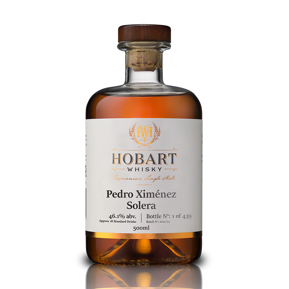 Hobart Whisky Pedro Ximenez Solera Single Malt Whisky 500ml - Kent Street Cellars