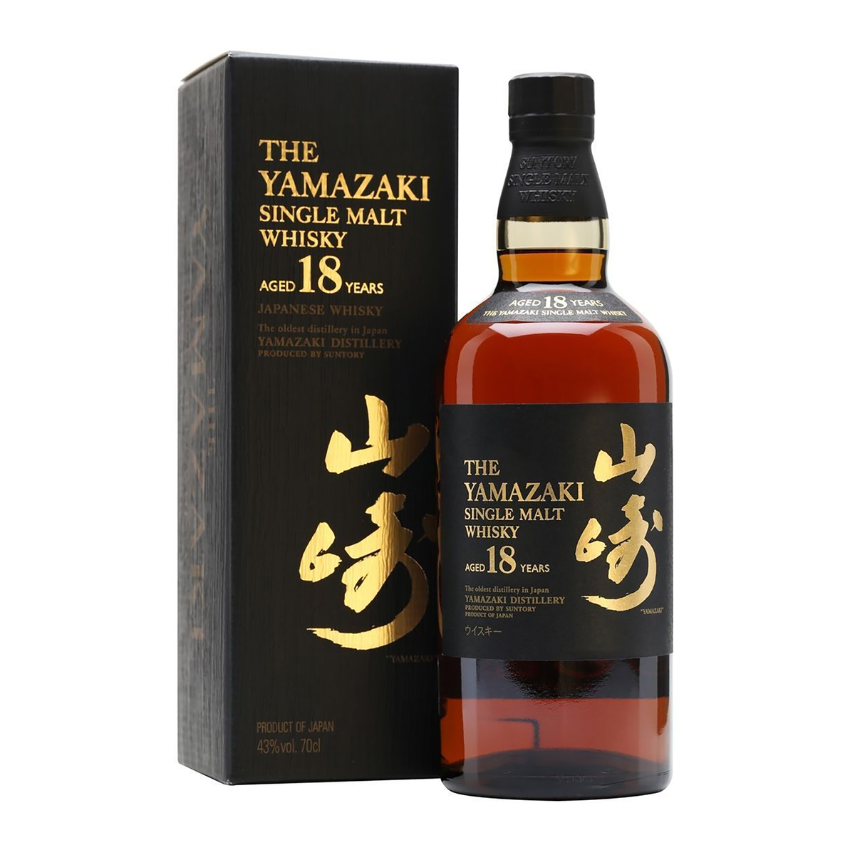 Yamazaki Single Malt Whisky 18 ans d'âge 70cl OC