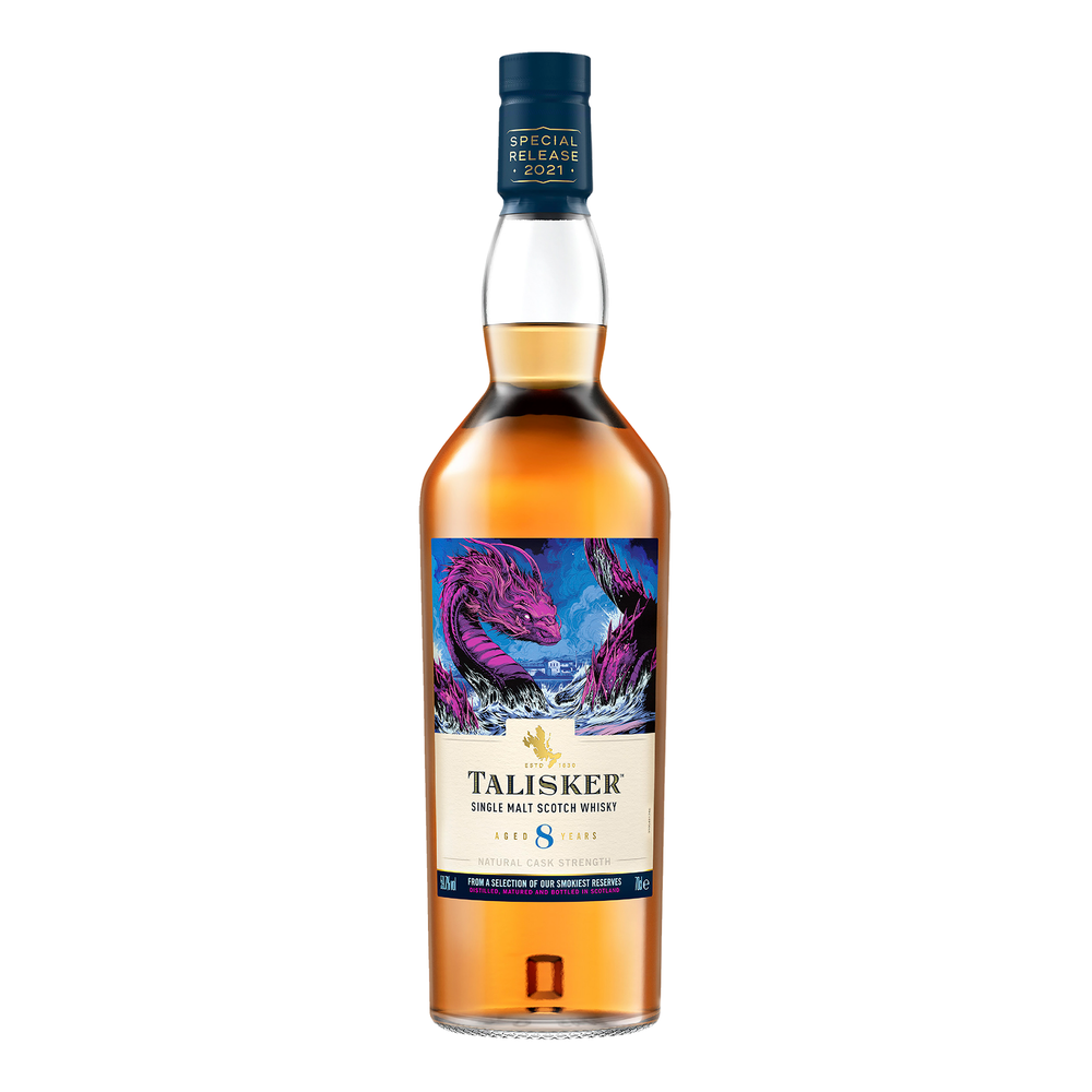 Talisker 8 Year Old Single Malt Scotch Whisky 700ml (Special Release 2021) - Kent Street Cellars
