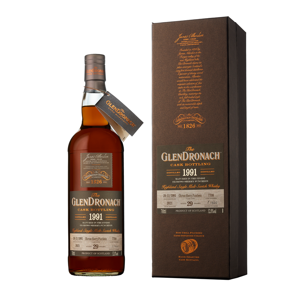 The Glendronach 1991 Single Cask #7708 Batch 19 29 Year Old Single Malt Scotch Whisky 700ml - Kent Street Cellars