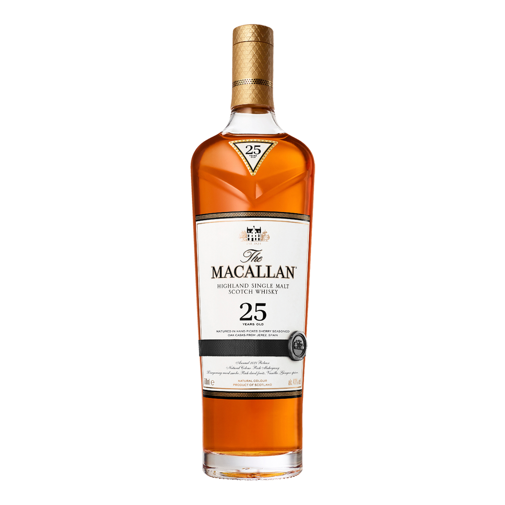 The Macallan Sherry Oak 25 Years Old Single Malt Scotch Whisky 700ml (2021 Release) - Kent Street Cellars