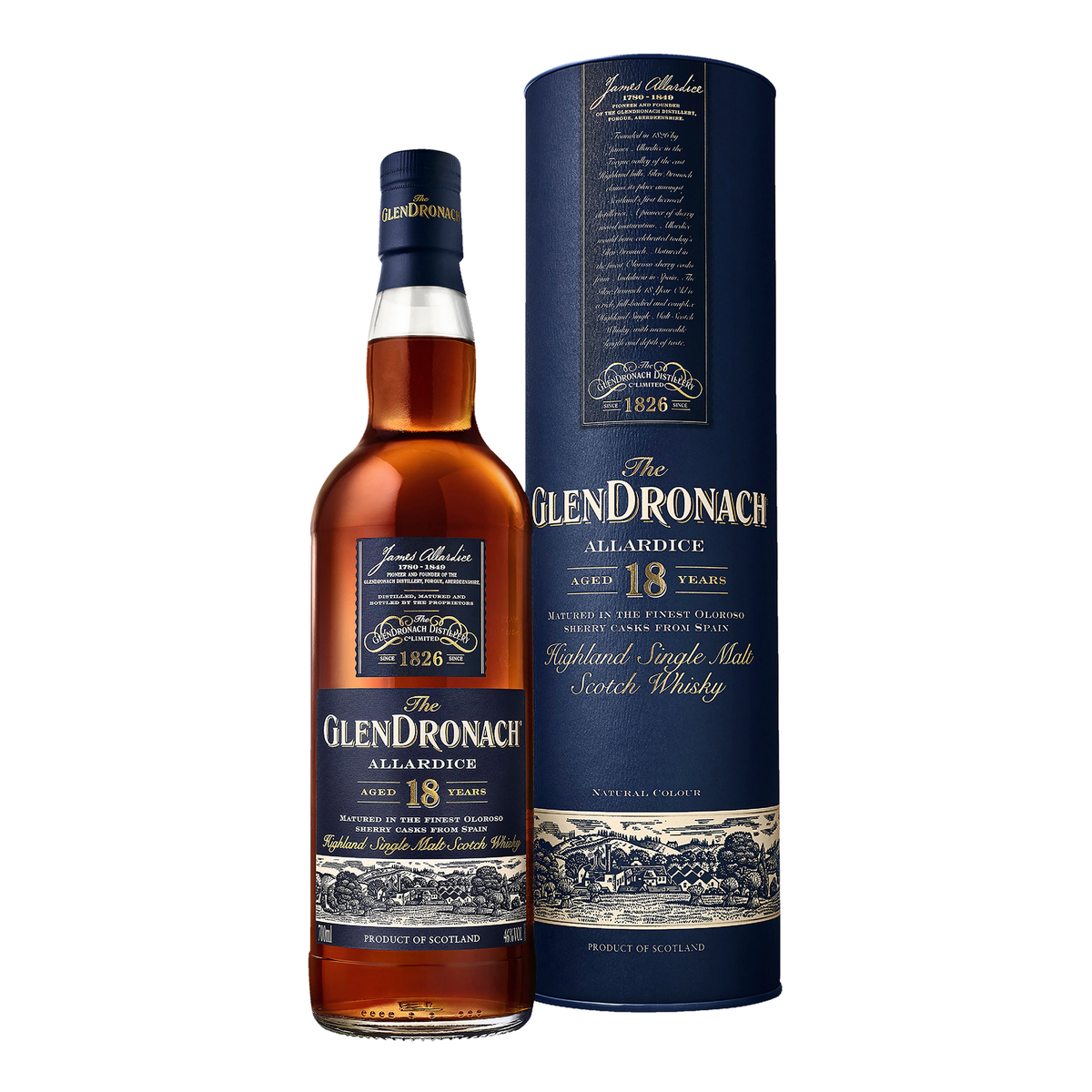 終売　メーカー正規品GLENDRONACH ALLARDICE 18年 １本 The GlenDronach 18 Year Old Allardice | Kent Street Cellars