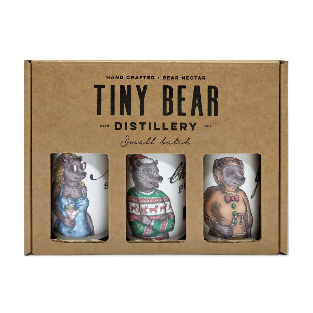Tiny Bear Distillery Christmas Tasting Trio Gin Set - Kent Street Cellars