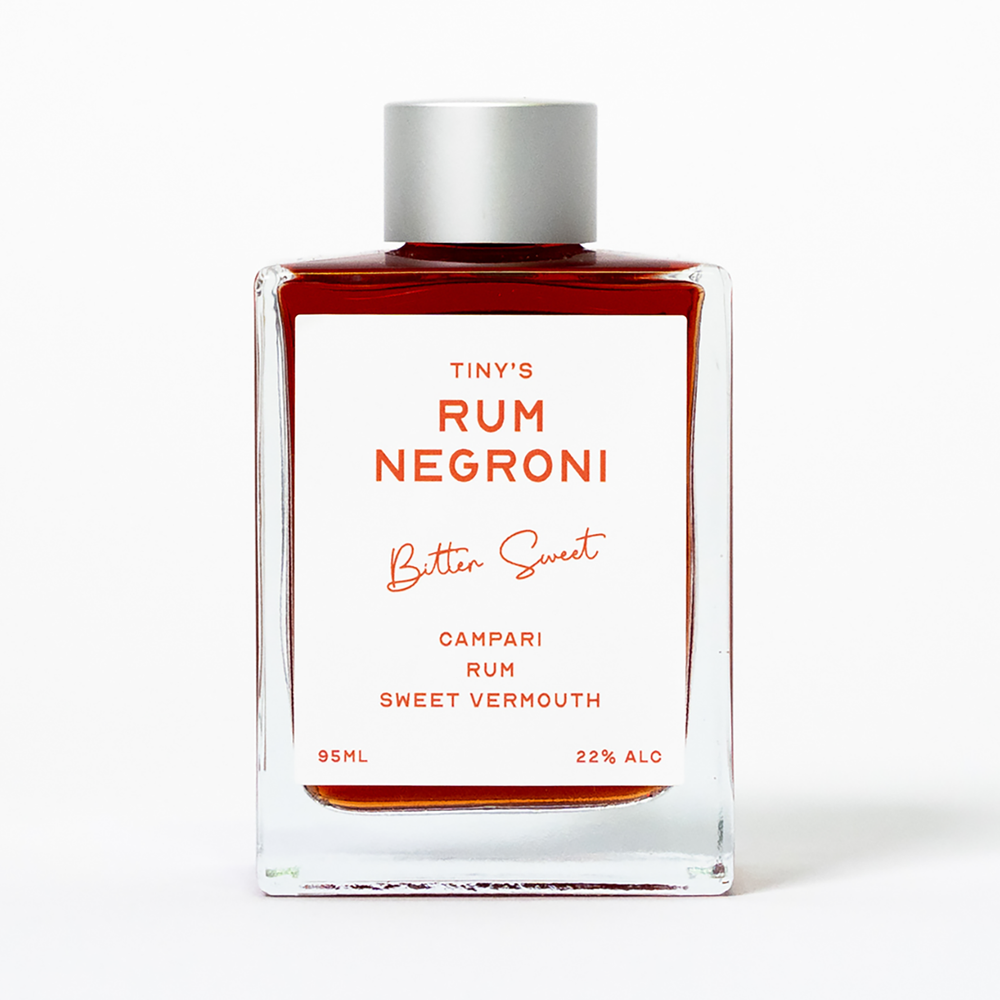 Tiny's Rum Negroni - Bottled Cocktail 95ml - Kent Street Cellars